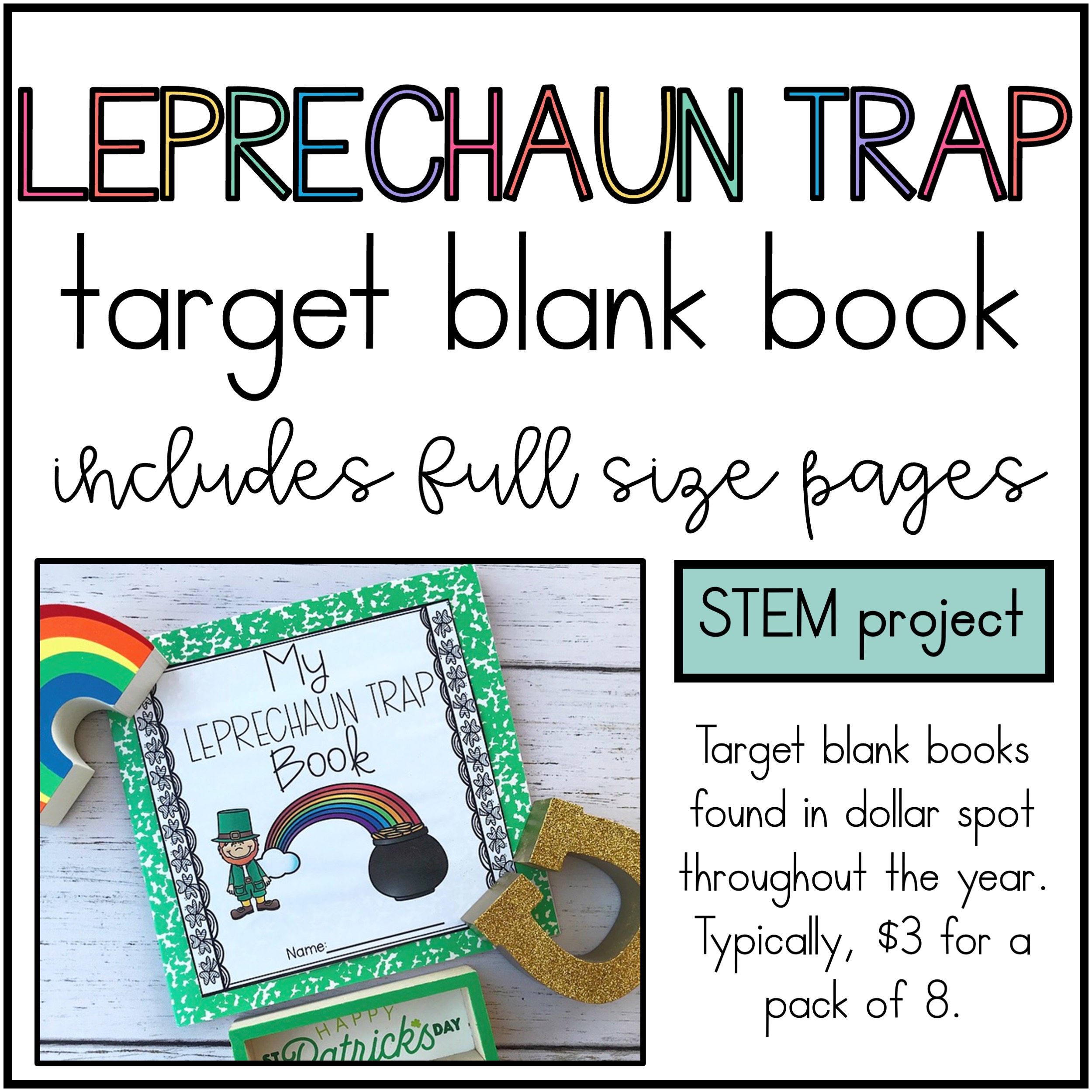 leprechaun-trap-target-blank-book