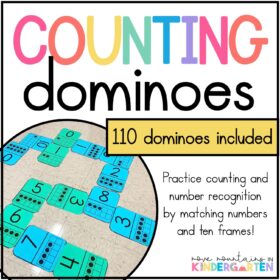 Counting Dominoes Number Game - Subitizing Numbers to 10