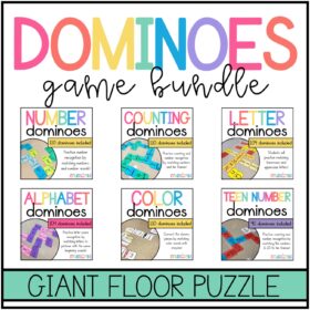Domino Games BUNDLE - Math and Literacy Games