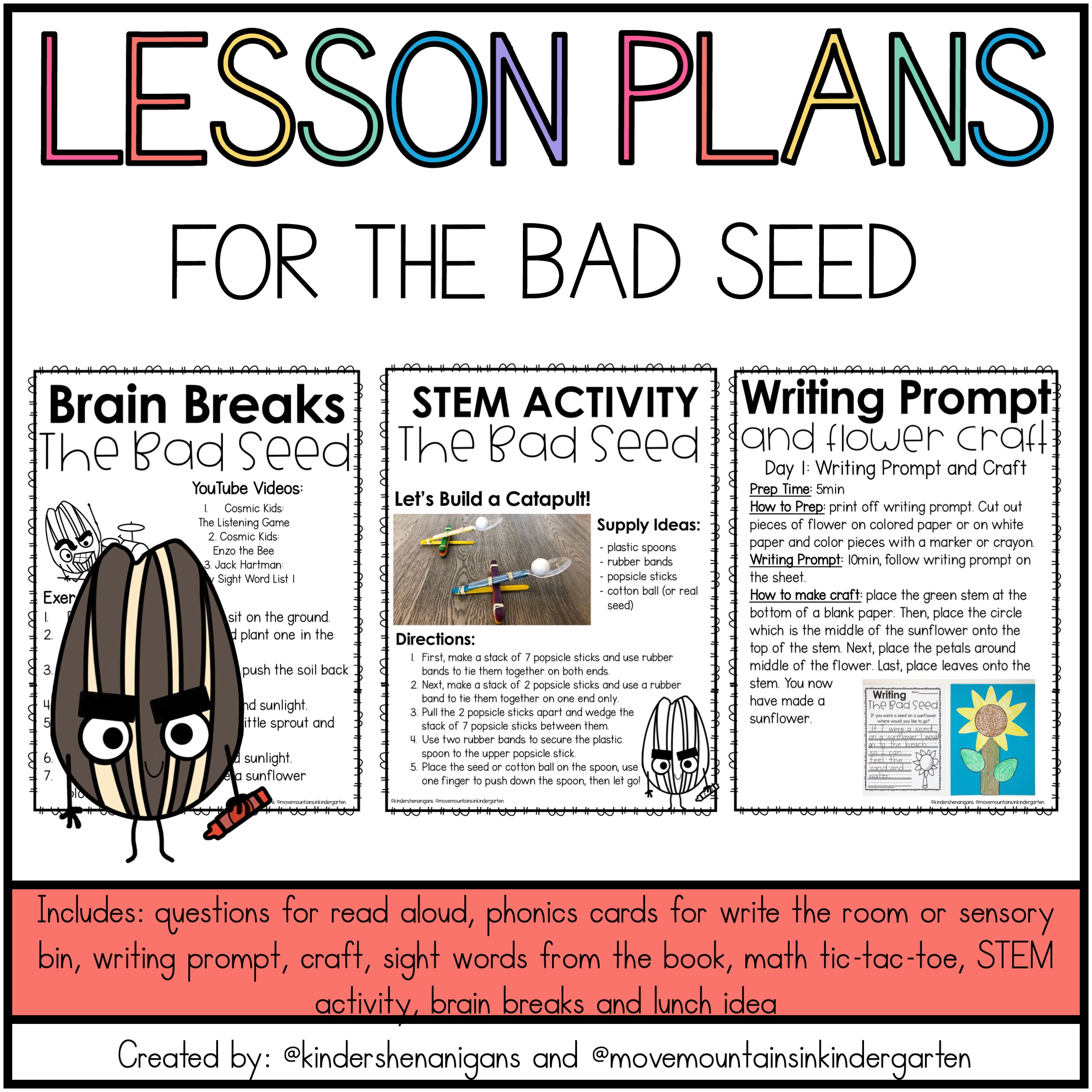 the-bad-seed-activities