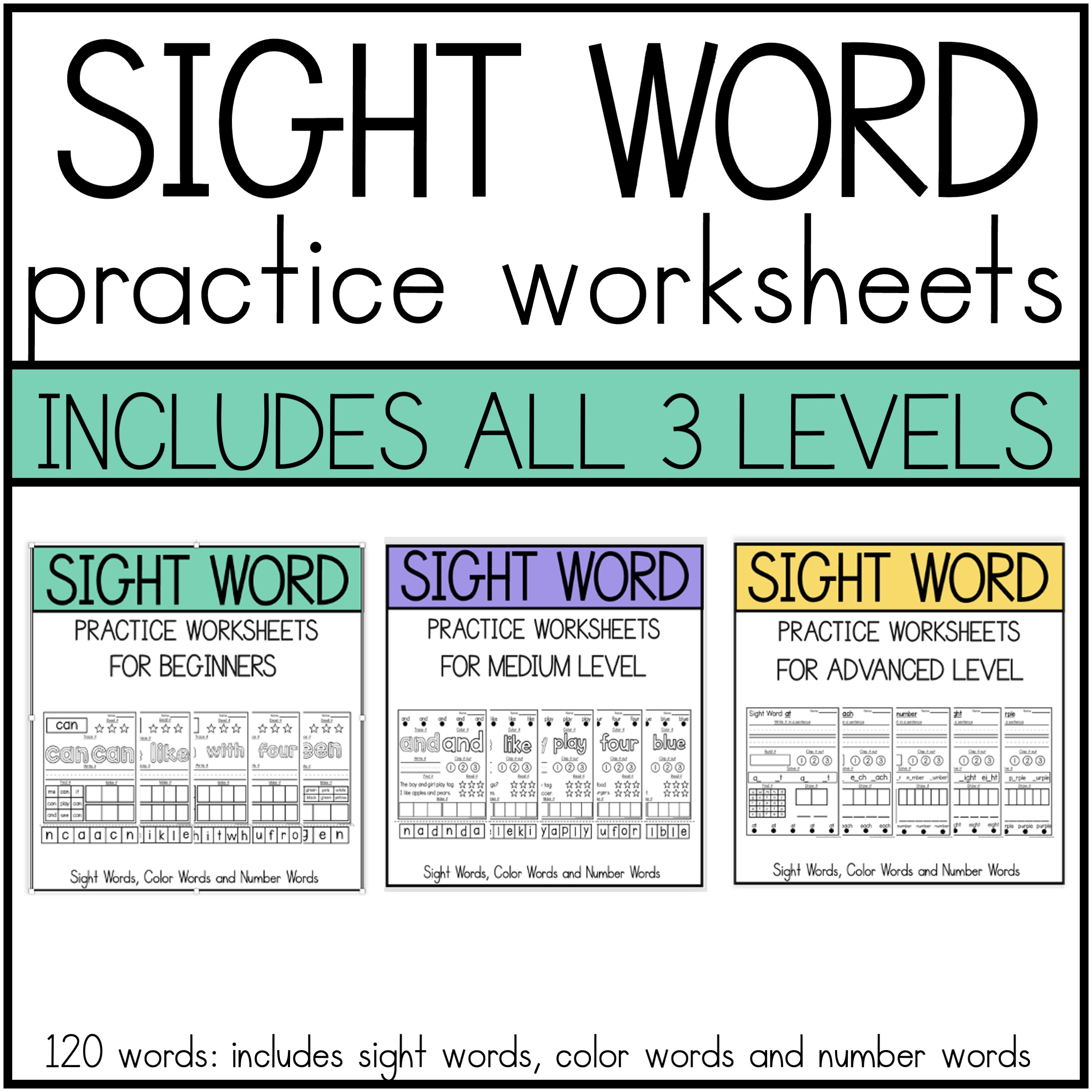 sight-word-worksheets