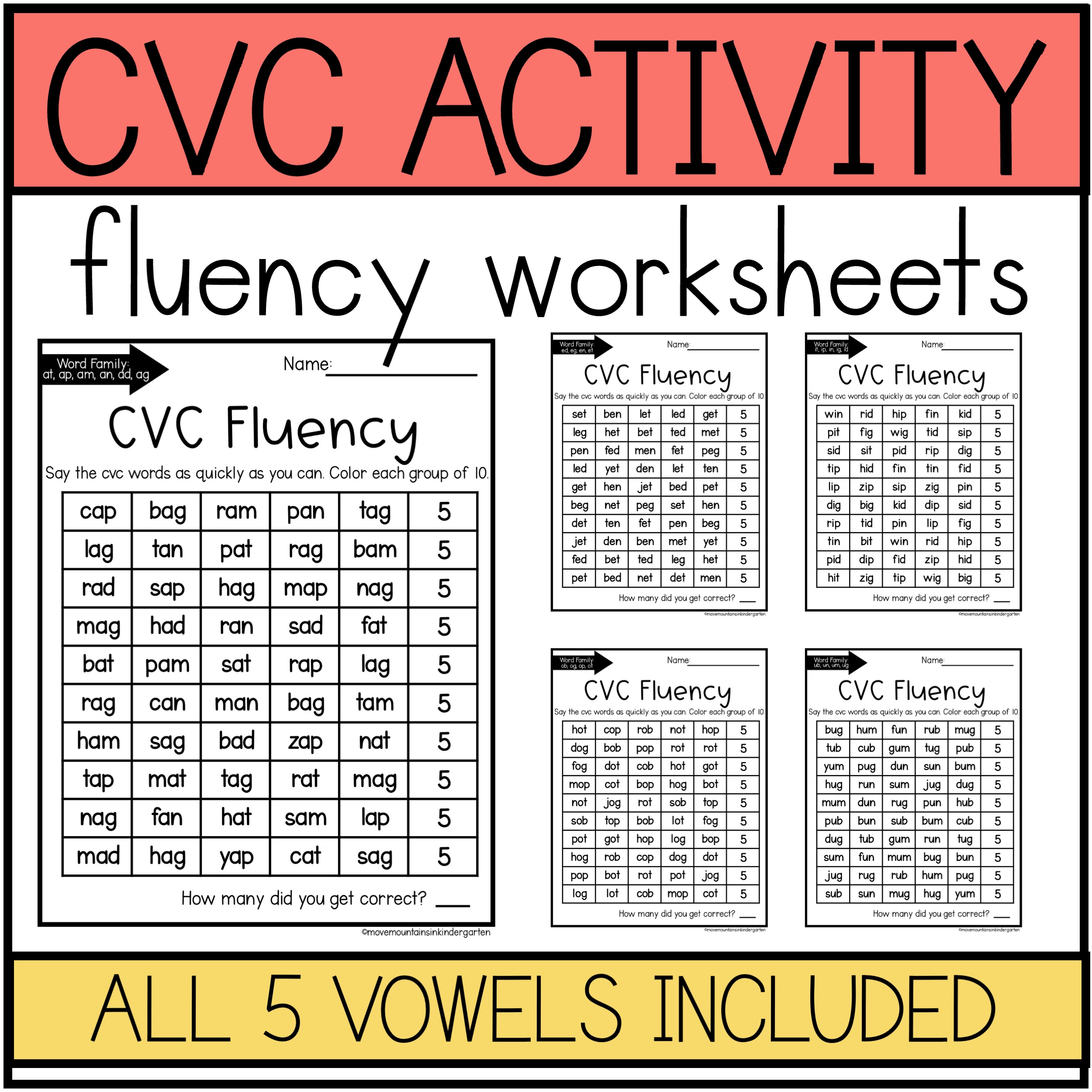 cvc-fluency-sheets