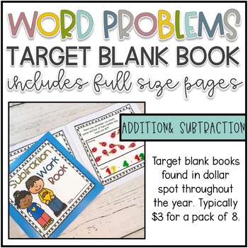 Target Blank Book Activities- BUNDLE - Move Mountains in Kindergarten