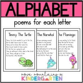 Alphabet Poems & Readers For All Letters