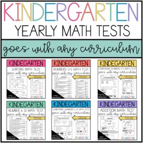 Kindergarten Yearly Math Assessments