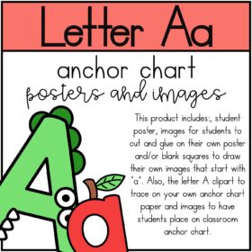 Letter A Anchor Chart