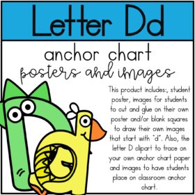 Letter D Anchor Chart