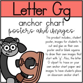 Letter G Anchor Chart