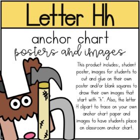 Letter H Anchor Chart