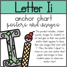 Letter I Anchor Chart