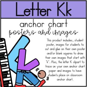 Letter K Anchor Chart