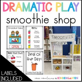 Dramatic Play Smoothie Shop