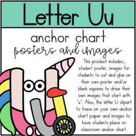 Letter U Anchor Chart