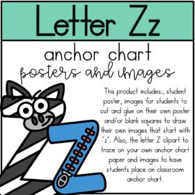 Letter Z Anchor Chart