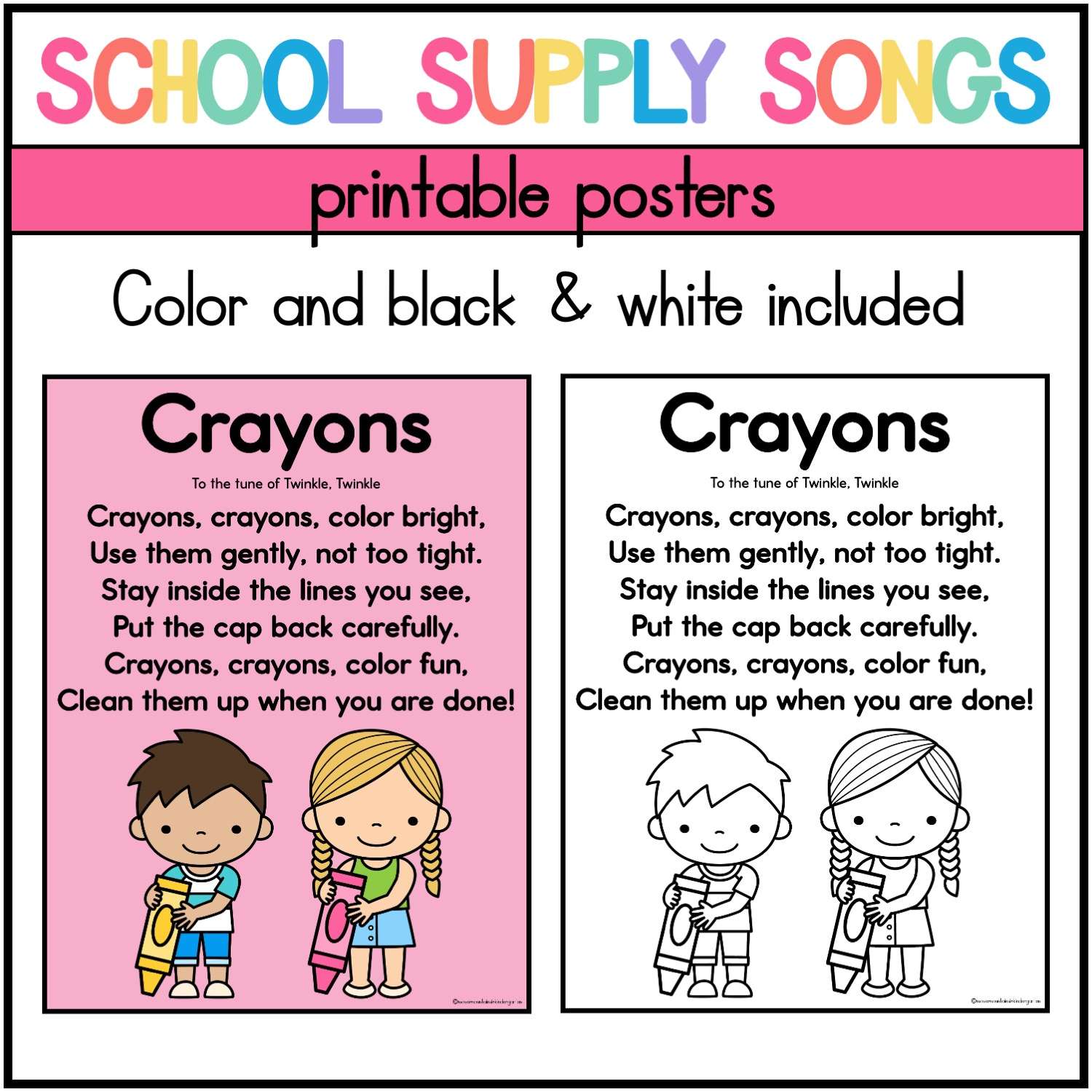Classroom Supplies Songs - How to Use School Supplies Songs - Image 2