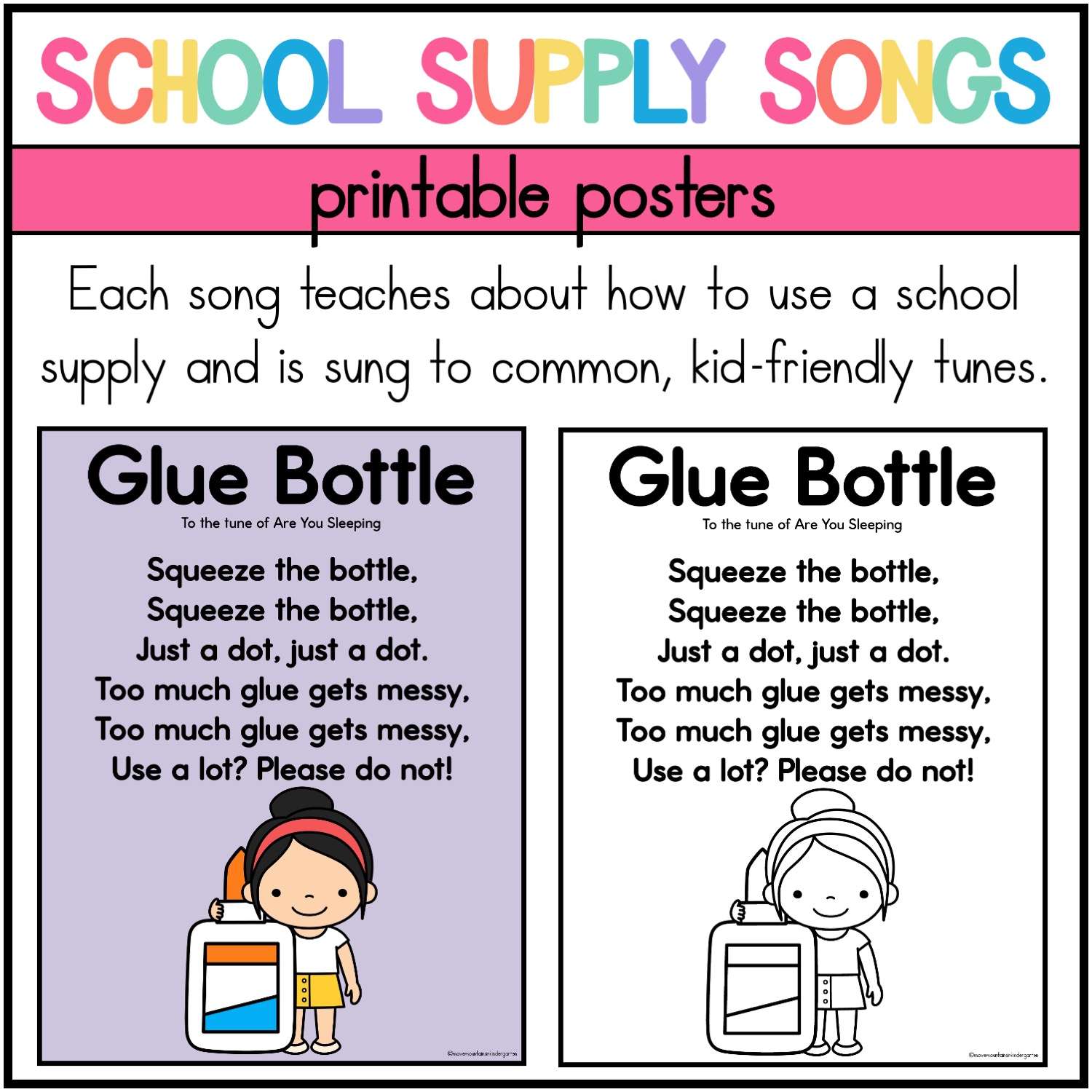 Classroom Supplies Songs - How to Use School Supplies Songs - Image 3