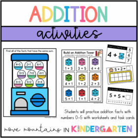 Addition Worksheets and Activities