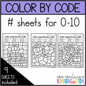 Numbers 1-10 Color By Code