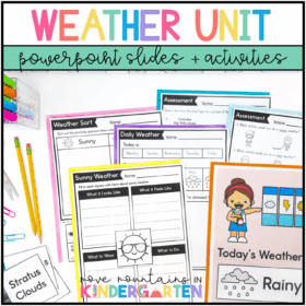 Weather Unit with Activities and Experiments for Kindergarten and First-Grade