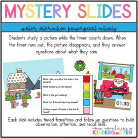 Winter Mystery Interactive PowerPoint Slides
