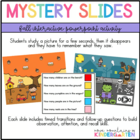 Fall Interactive Digital Mystery Slides
