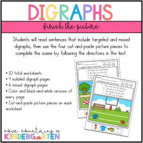 Finish the Picture Digraph Activities