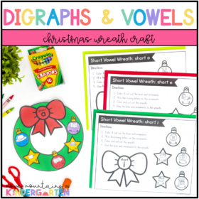 Christmas Wreath CVC & Digraph Craft