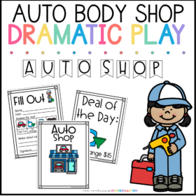 Auto Body Shop Dramatic Play Center