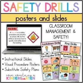 School Safety Drill Editable Template- Classroom Procedure