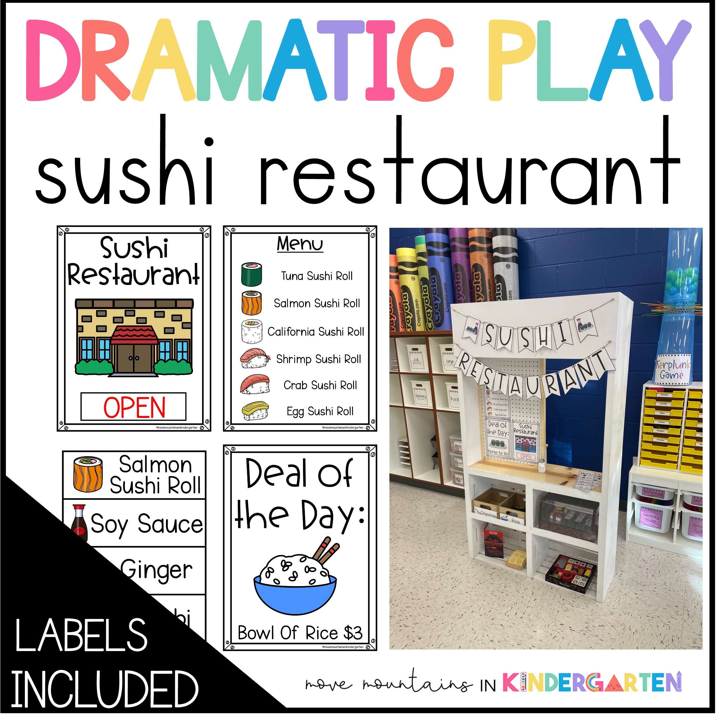 Dramatic Play Sushi Restaurant