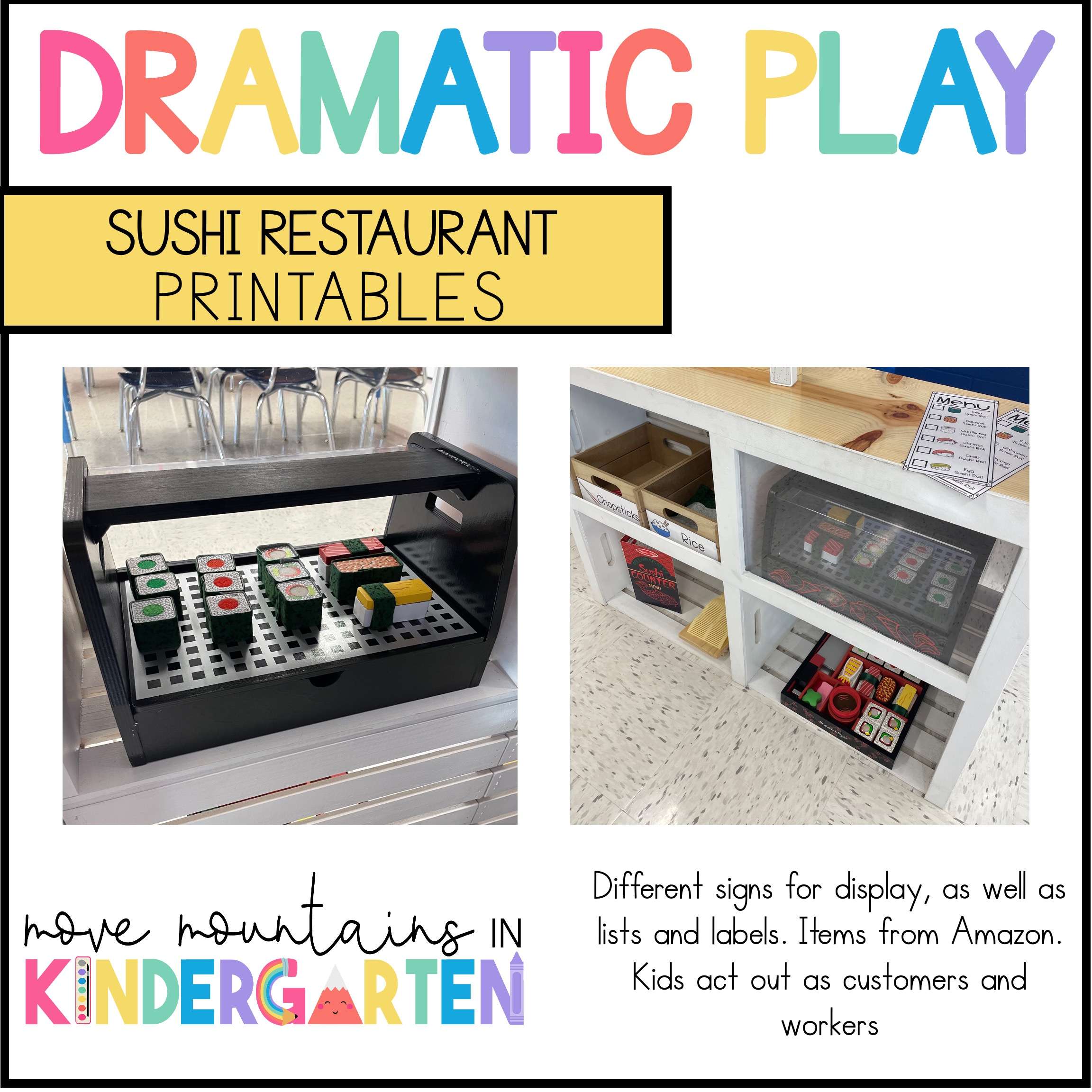 Dramatic Play Sushi Restaurant - Image 2