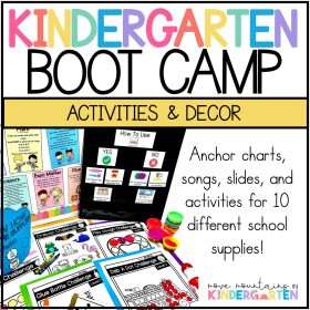 How To Use School Supplies | Kindergarten Bootcamp | Back To School